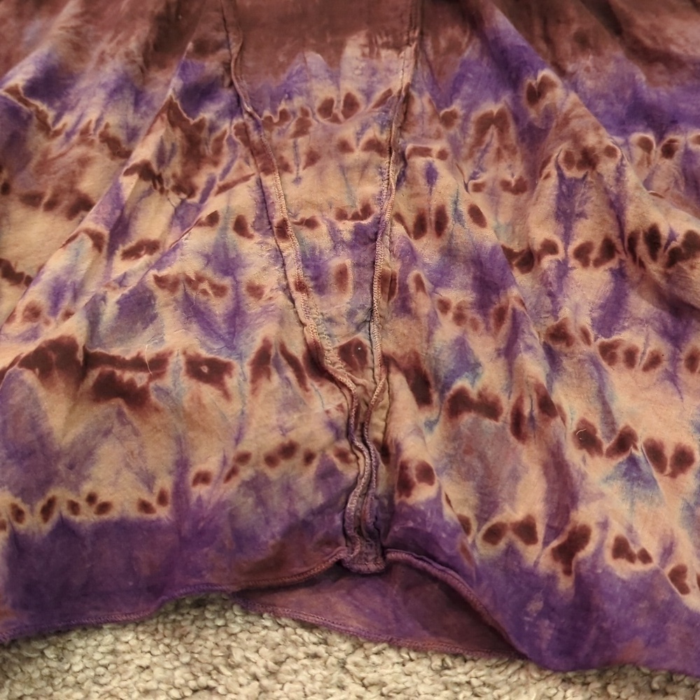 Upcycled Tye Dye Skirt - Picture 5 of 7